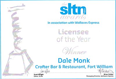 Licensee of the year winner - Dale Monk